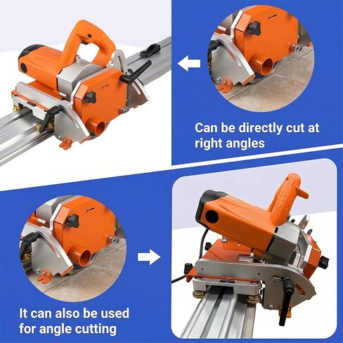 Angle Grinder Tile Cutter With 78-Inch Rail MUFASHA Electric & Manual Tile Cutter Support Straight & Bevel Cutting, Dust-Free Operation, High-Performance & User-Friendly Tile Cutting Tool in Kuwait