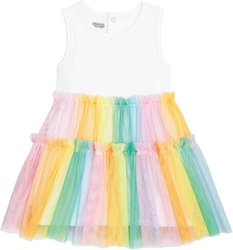 Mud Pie Toddler Girl Rainbow Ombre Tutu Tank Dress in Kuwait