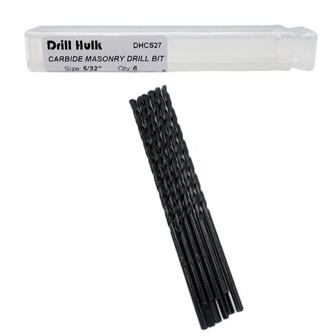 5/32-Inch Carbide-Tipped Masonry Drill Bit, Pack of 6 | for Concrete, Block, Brick in Kuwait