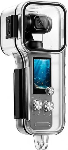 PULUZ 50M Waterproof Case for Insta360 GO Ultra Thumb Camera, Dive Housing Protective Underwater Case Shell with Mount Bracket & Accessories Kit, Waterproof Protection for Snorkeling Photography in Kuwait