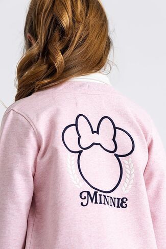 monica + andy Toddler Organic French Terry Cardigan, Disney Minnie Mouse Light Pink Heather, 2T in Kuwait