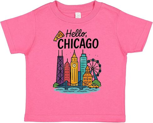 inktastic Chicago City Toddler T-Shirt in Kuwait