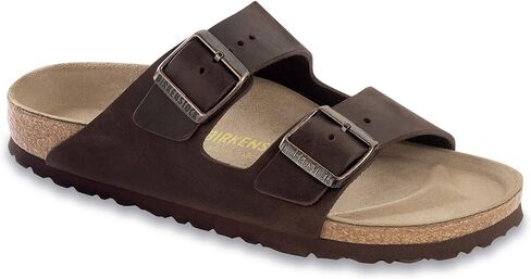 Birkenstock Men's Arizona Sandal Habana Leather Size 44 M EU in Kuwait