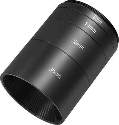 Alstar Astronomical 2 Inch/M48-extension Tube Kit for Cameras and Eyepieces | Length 5mm 8mm 10mm 30mm, M48x0.75 on Both Sides, Improve Focusing, Aluminium Alloy Material, Variable Combination in Kuwait