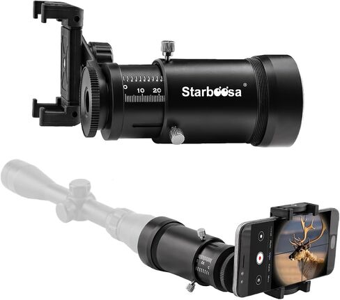 Optical Scope Smartphone Adapter | Fits 38-46mm Eyepiece Outer Diameters; Quick Alignment; Stable Phone Connection in Kuwait