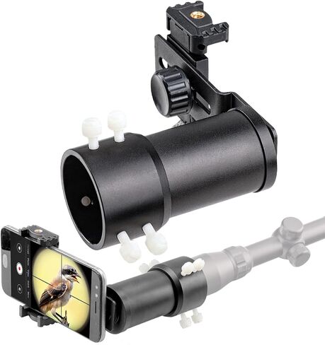 Optical Scope Smartphone Adapter | Fits 38-46mm Eyepiece Outer Diameters; Quick Alignment; Stable Phone Connection in Saudi Arabia