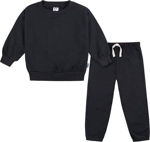 Gerber baby-boys Baby Boys Toddler 2-piece Fleece Sweatshirt and Jogger Set in Kuwait