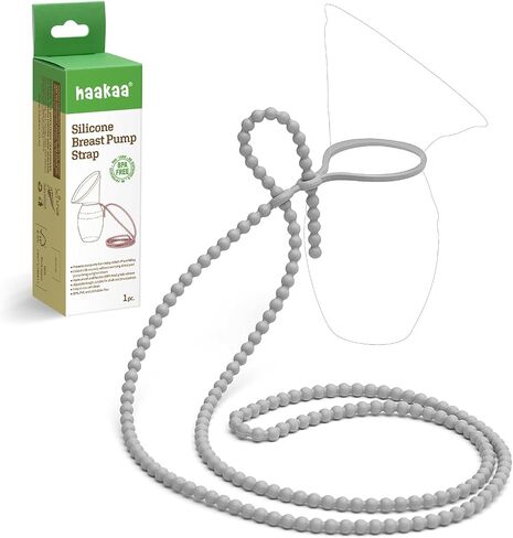 haakaa Silicone Strap for haakaa Gen.1/2/3 Breast Pump Manual Breast Pump Strap | Color: Blush in Kuwait