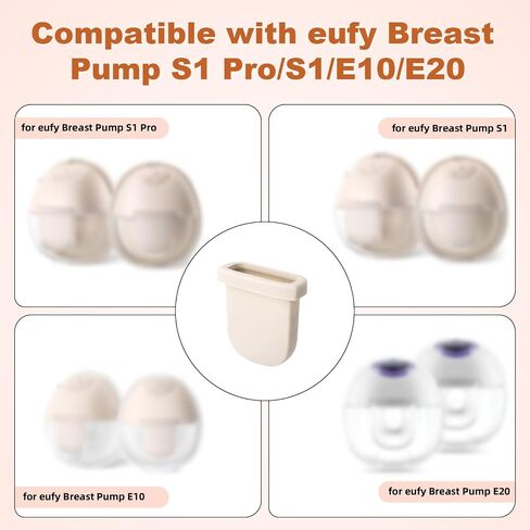 4pcs Diaphragm & 1pcs Cleaning Brush for Eufy S1 Pro S1 E10 E20 Breast Pump | 5pcs Replacement Parts Silicone Wearable Breast Pump Accessories in Kuwait