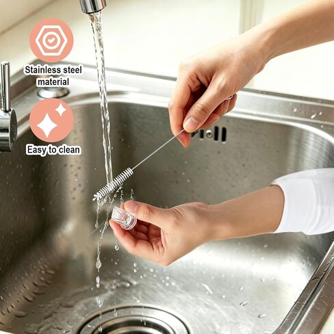4pcs Diaphragm & 1pcs Cleaning Brush for Eufy S1 Pro S1 E10 E20 Breast Pump | 5pcs Replacement Parts Silicone Wearable Breast Pump Accessories in Kuwait