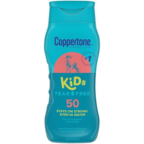 Coppertone Kids SPF 50 Tear Free Sunscreen Lotion, Water Resistant, 8 Fl Oz in Saudi Arabia