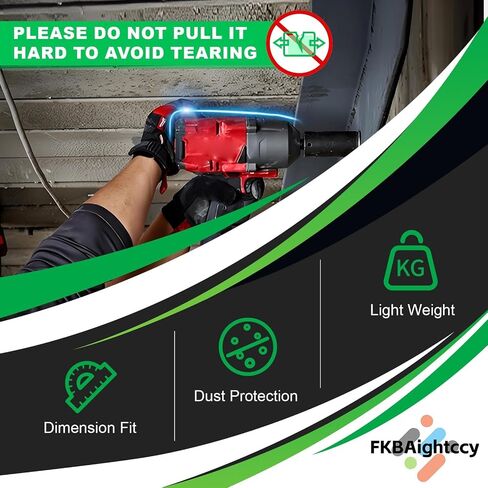 49-16-2864 Protective Boot for M18 High Torque Impact Wrench for Milwaukee 2864-20 2863-20 2862-20 3/4" Fuel High Torque Impact Wrench Protective Boot Black Accessories in Kuwait