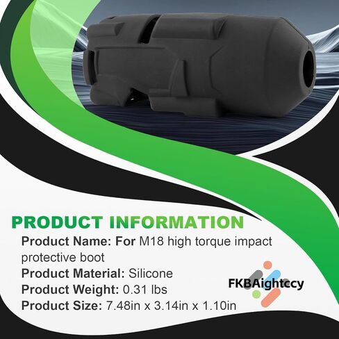 49-16-2864 Protective Boot for M18 High Torque Impact Wrench for Milwaukee 2864-20 2863-20 2862-20 3/4" Fuel High Torque Impact Wrench Protective Boot Black Accessories in Kuwait