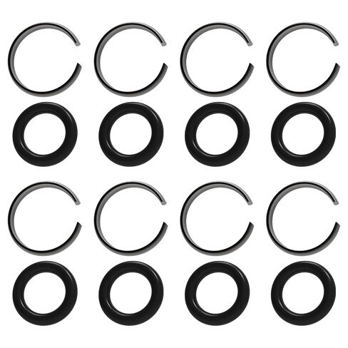 8 Pcs 3/8" Impact Retaining Ring, Impact Friction Ring with O-Ring Fits for Mil-Waukee Wrench in Kuwait