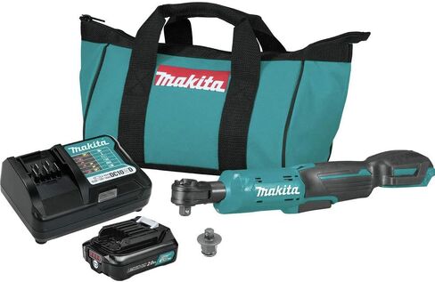 Makita RW01R1 12V max CXT® Lithium-Ion Cordless 3/8" / 1/4" Sq. Drive Ratchet Kit (2.0Ah) in Kuwait