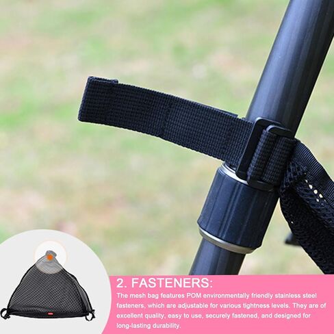 Tripod Weight Bag, Black Tripod Stone Bag Universal Light Stand Sand Bag for Stabilizing Photography Accessory, Universal Tripods Rock Bag for Stabilizing Photography Accessory in Kuwait