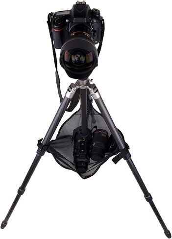 Tripod Weight Bag, Black Tripod Stone Bag Universal Light Stand Sand Bag for Stabilizing Photography Accessory, Universal Tripods Rock Bag for Stabilizing Photography Accessory in Kuwait
