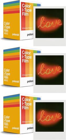 Polaroid Instant Color I-Type Film - 40x Film Pack (40 Photos) (6010),(Pack of 3) in Kuwait