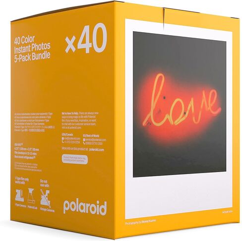 Polaroid Instant Color I-Type Film - 40x Film Pack (40 Photos) (6010),(Pack of 3) in Kuwait