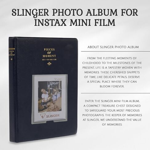 Fujifilm Instax Mini Instant Film Variety Value Pack, 20 Exposures, 2-Pack, Bundle with Slinger Photo Album in Kuwait