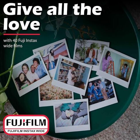 Fujifilm Instax Wide Instant Film Twin Pack with Free Bonus Cap Keeper - (6 x Twin Packs) in Kuwait
