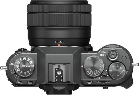 FUJIFILM X-T50 Mirrorless Camera with XC 15-45mm Lens (Black) Bundle | For Photography, Video & Content Creation | Power Zoom | Includes 64GB Memory Card, USB-C Cable in Kuwait