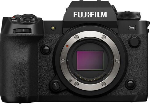 FUJIFILM X-H2S Mirrorless Camera 16756924-7PC Accessory Bundle Includes: Sandisk Extreme Pro 128GB SD, Memory Card Reader, Gadget Bag, Blower. Microfiber Cloth and Cleaning Kit in Kuwait