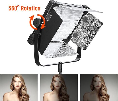 YONGNUO YN6000 KIT LED Panel Light with Softbox APP, 3200K-5600K Bi-Color | 50W Dimmable Video Lighting CRI 95+, for Live Streaming, Photography Shooting, Video Recording, Studio, YouTube Filmmaking in Kuwait
