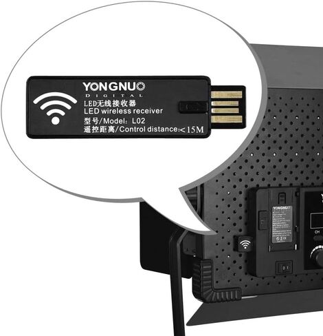 YONGNUO YN6000 KIT LED Panel Light with Softbox APP, 3200K-5600K Bi-Color | 50W Dimmable Video Lighting CRI 95+, for Live Streaming, Photography Shooting, Video Recording, Studio, YouTube Filmmaking in Kuwait