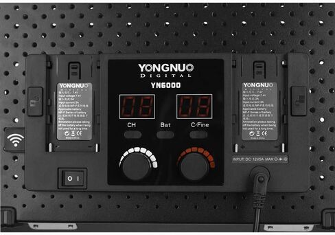 YONGNUO YN6000 KIT LED Panel Light with Softbox APP, 3200K-5600K Bi-Color | 50W Dimmable Video Lighting CRI 95+, for Live Streaming, Photography Shooting, Video Recording, Studio, YouTube Filmmaking in Kuwait