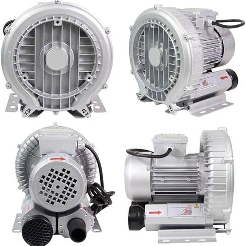 Multi-Use Regenerative Ring Pump High Pressure Vortex Blower Industrial High-Pressure Equipment，Single Phase Turbine Blower, Regenerative Air Blower, 120w-1100w Optional, 2980 RPM/Min, Maxim in Kuwait