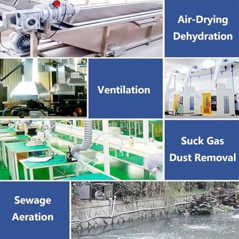 Multi-Use Regenerative Ring Pump High Pressure Vortex Blower Industrial High-Pressure Equipment，Single Phase Turbine Blower, Regenerative Air Blower, 120w-1100w Optional, 2980 RPM/Min, Maxim in Kuwait