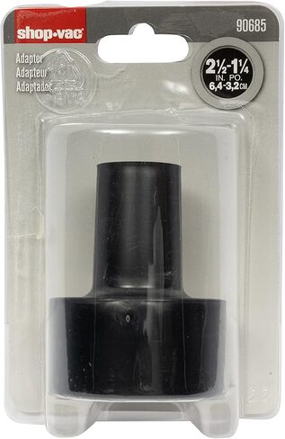 Shop-Vac 9068533 2.5 Inch to 1.25 Inch Conversion Unit, Durable Plastic Design for Adapting Hose Sizes, (1-Pack) in Kuwait