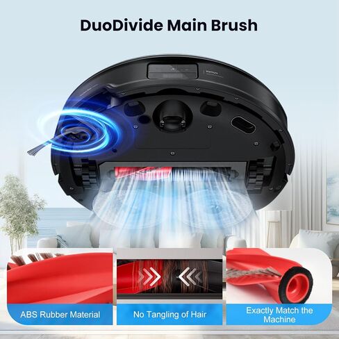 28 Pack Accessories Kit for Roborock Saros 10R/Saros 20/Qrevo Edge 2 Vacuum | 2 Pairs Mainbrush 6 Side Brush 4 Filter 6 Mop Pads 6 Dust Bags 1 Cleaning Brush 1 Screwdriver in Kuwait