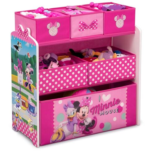 Delta Children Disney Minnie Mouse 6 Bin Design and Store Toy Organizer in Kuwait