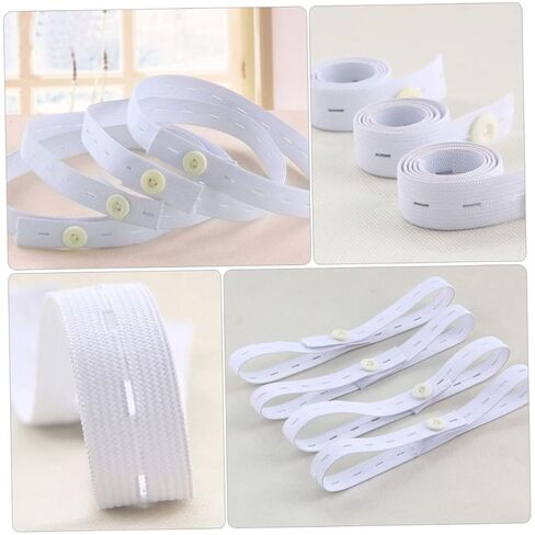 12Pcs Adjustable Diaper Fixing Belts Elastic Nappy Fasteners for Newborns Lightweight and Portable Diaper Strap for Comfort and Flexibility in Kuwait