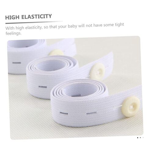 12Pcs Adjustable Diaper Fixing Belts Elastic Nappy Fasteners for Newborns Lightweight and Portable Diaper Strap for Comfort and Flexibility in Kuwait