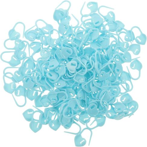 SHINEOFI Colorful Heart-Shaped Diaper Pins for Cloth Diapers 10-Piece Set of Locking Stitch Markers for Knitting and Crocheting for DIY Craft Projects and Decorative Crocheting in Kuwait