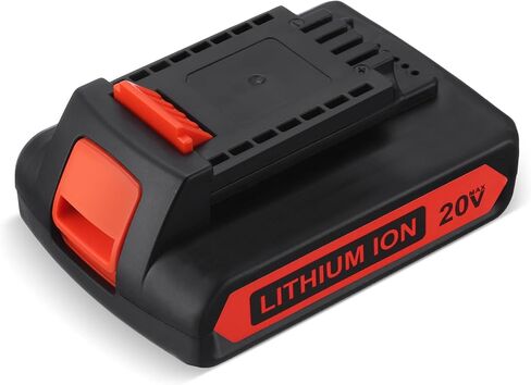 LBXR20 20V 3.0Ah Replacement for Black and Decker 20V Lithium Battery Max | apply for LB20 LBX20 LBXR20-OPE LBXR2020-OPE LBXR20B-2 LST220 LST300 20-Volt Max Tools Cordless Power Tool in Saudi Arabia