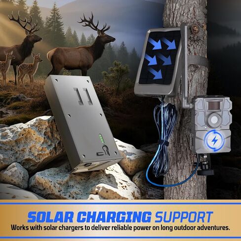 2 Pack New Reveal Lipo Lithium Battery Pack – Upgraded Solar Charging System, Compatible with Reveal Cellular Trail Camera Ultra, X Gen 3.0, Pro 3.0, X, X Pro, X Gen 2.0, XB, SK in Saudi Arabia