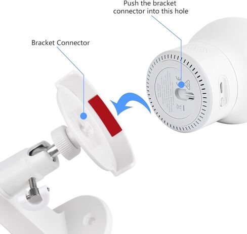 Adjustable Baby Monitor Wall Mount for Eufy Spaceview, Spaceview Pro and Spaceview S Baby Monitor, Perfect View Angle and Easy Installation Without Drilling in Kuwait