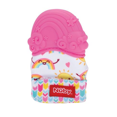 Nuby Happy Hands Silicone Teething Mitten | Otter in Kuwait