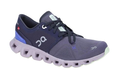 ON Womens Cloud X 3 Shift Textile Synthetic Heather Midnight Trainers 7 US in Saudi Arabia