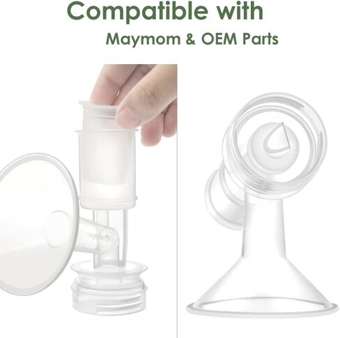 Maymom Pump Parts Compatible with Ameda Purely Your Pumps, MYA Joy Pump, but not MYA Pro; (4 Duckbills 2 Membranes) in Kuwait