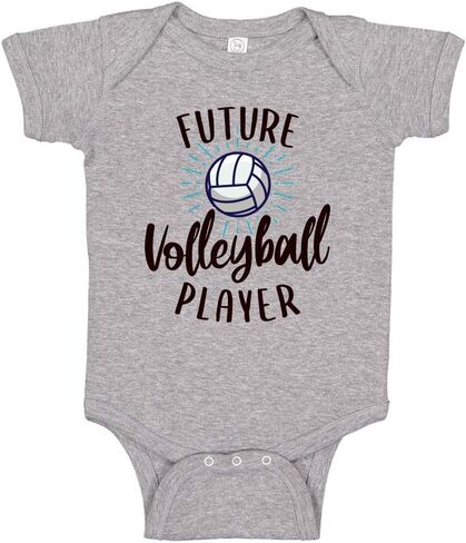 Future Volleyball Player Baby One Piece Bodysuit Volleyball Toddler T-Shirt in Kuwait