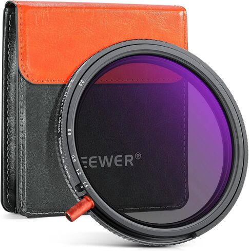 NEEWER 82mm 3 in 1 Variable ND + CPL + Black Diffusion 1/4 for Mist Cinematic Effect Filter, Camera Lens Neutral Density Circular Polarizing Multicoated HD Optical Glass with Storage Case in Kuwait