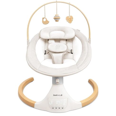 Jool Baby Nova Nature Baby Swing for Infants – Bluetooth Music, Remote | Nature-Inspired Design Complements Your Space - Keep Baby Happy While Getting Things Done – Side-to-Side Gentle Motion in Kuwait