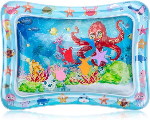 Mr. Pen- Inflatable Tummy Time Water Mat, Water Mat for Babies | Infant Water Mats, Baby Water Pad, Water Tummy Time Mat, Christmas Gift in Kuwait
