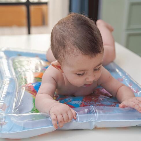 Mr. Pen- Inflatable Tummy Time Water Mat, Water Mat for Babies | Infant Water Mats, Baby Water Pad, Water Tummy Time Mat, Christmas Gift in Kuwait