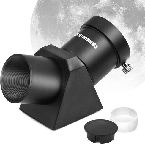 Astromania 45 Degree Diagonal Prism 1.25 Inch for Astronomical Telescopes | Filter Thread for 1.25 Inch Filters,For 1.25" Refracting Maksutov or SC Telescope,Upright & Correct Image,Multi-Coated Lense in Kuwait